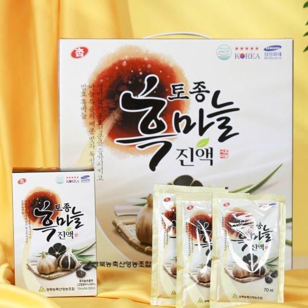 Nước tỏi đen Kanghwa  ( 1 hộp 30 gói - 70ml/1 gói )