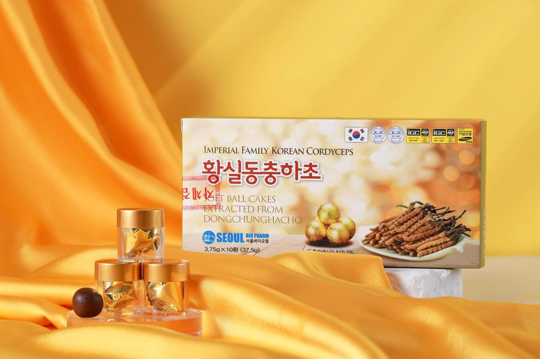 Viên đông trùng hạ thảo SAMSUNG ( 1 hộp 10 viên)