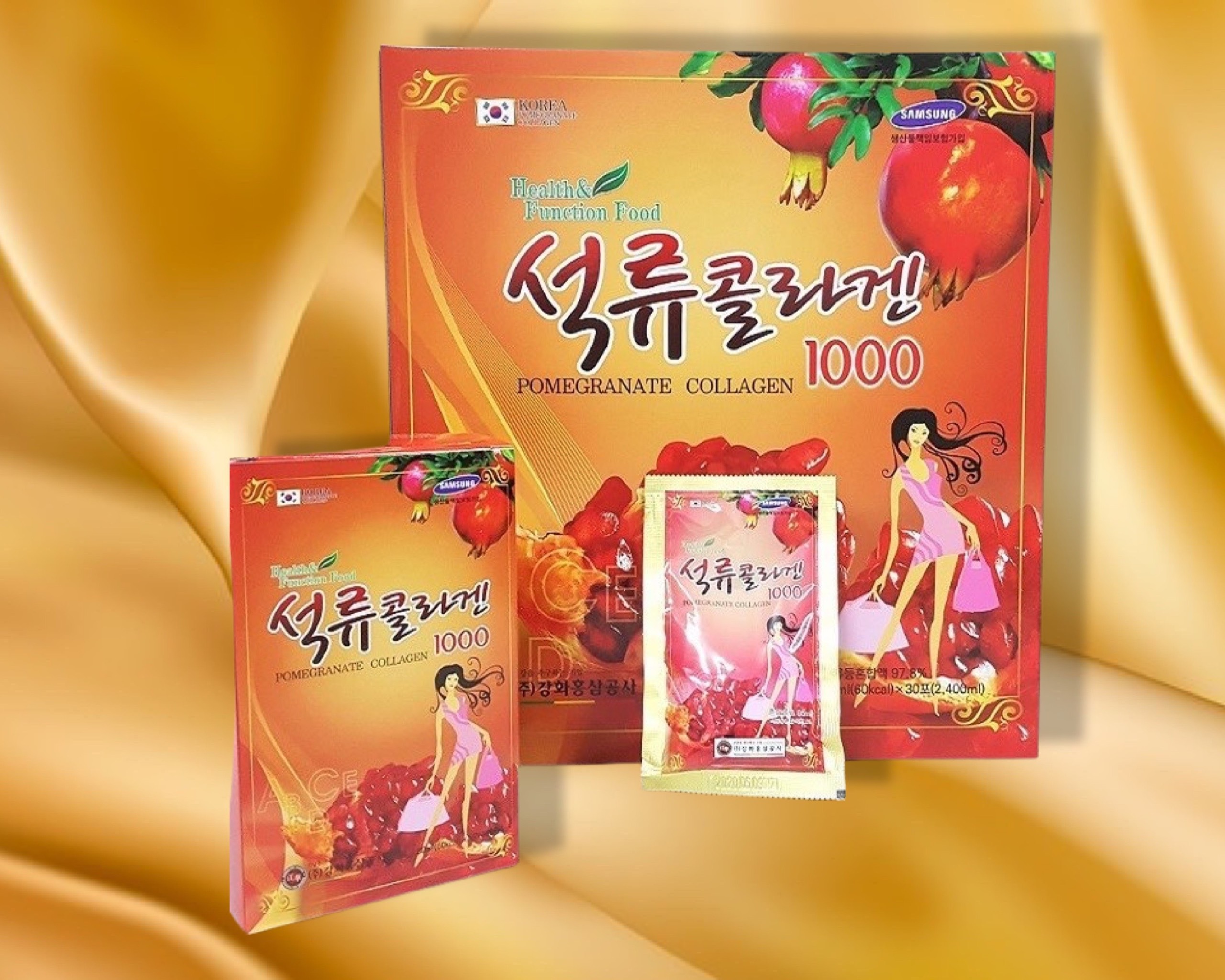 Nước lựu Collagen Kanghwa ( 1 hộp 30 gói - 70ml/ 1 gói )